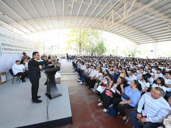 Eduardo Ramírez reitera compromiso con el desarrollo educativo y la seguridad de las y los jóvenes