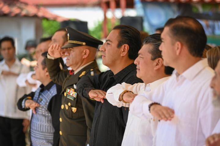 Asiste Eduardo Ramírez a la conmemoración del 209 aniversario del natalicio del general Ángel Albino Corzo