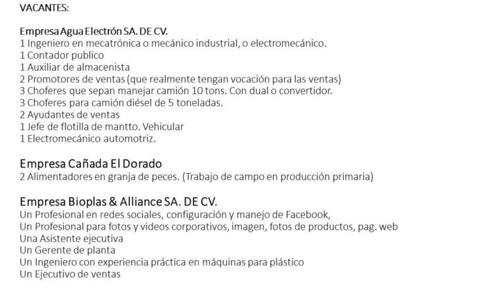 Empresas de Canacintra Tuxtla, ofertan vacantes para connacionales repatriados