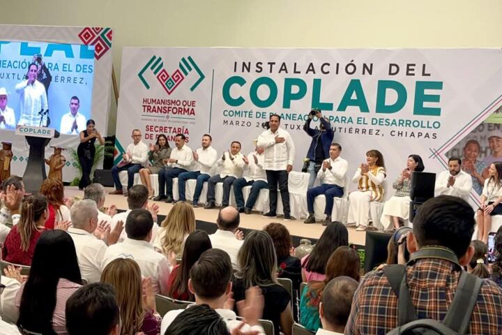 Javier Jiménez destaca importancia del COPLADE en el desarrollo de Chiapas