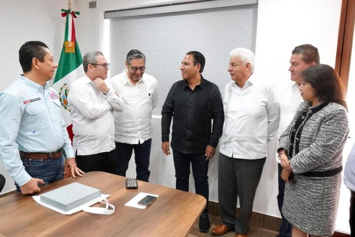 Eduardo Ramírez Aguilar se reúne con titular de la Asociación Nacional de Universidades e Instituciones de Educación Superior