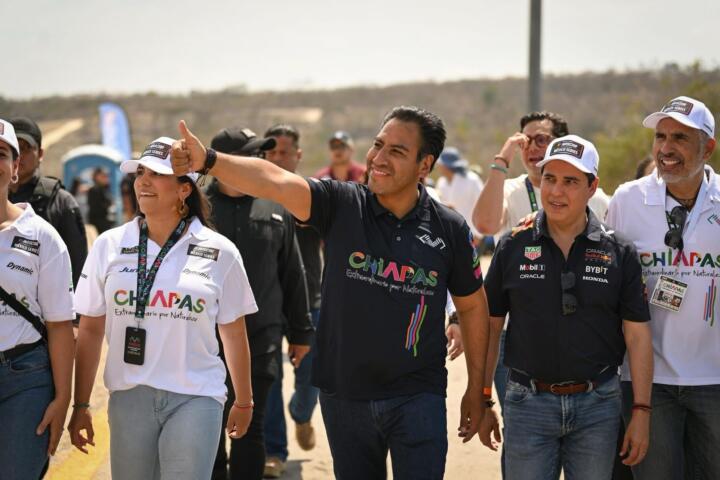 Destaca Eduardo Ramírez ambiente de paz y reactivación turística en la carrera Nascar en Chiapas