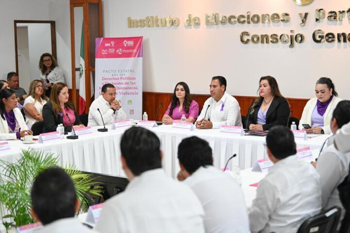 Eduardo Ramírez reafirma su compromiso con la participación política de las mujeres en Chiapas