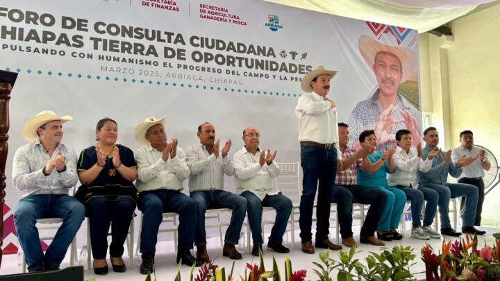 Chiapas perfila un modelo agroalimentario sostenible en Foro de Consulta Ciudadana en Arriaga