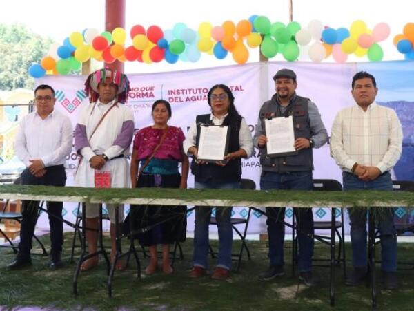 Gobierno de la Nueva Era cumple compromiso con la Asamblea del Pueblo de Aldama