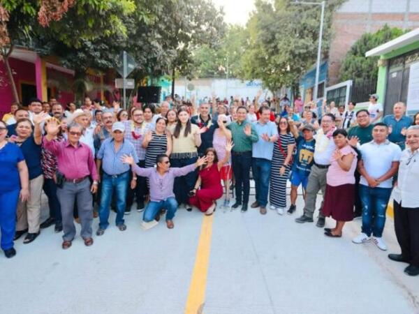 Inaugura Angel Torres Calles Felices en beneficio de la colonia El Roble