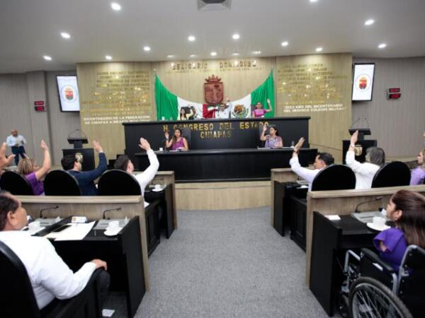 Aprueba Congreso de Chiapas reforma constitucional en materia de no reelección y nepotismo electoral