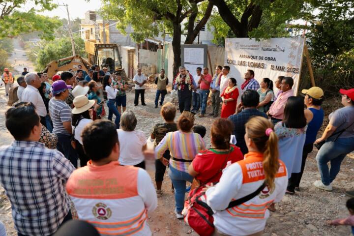 Una pavimentación más del proyecto “Calles Felices”, en Tuxtla