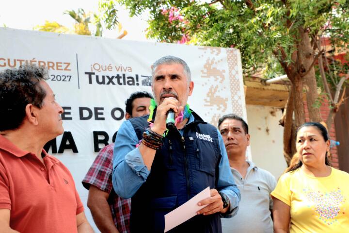 Llegan Calles Felices a la colonia Loma Bonita, en Tuxtla