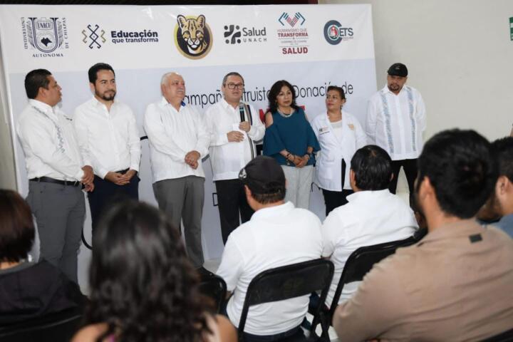 Se realizó en la UNACH Jornada de Donación de Sangre OCELOTE