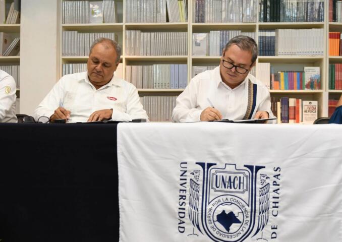 Impulsarán UNACH y CMIC acciones en favor de la formación profesional de los jóvenes