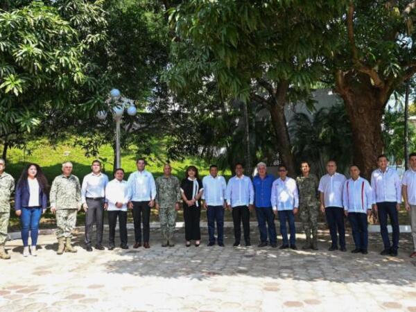 Atestigua presidente del Congreso firma del Acuerdo de Paz entre Chiapas y Tabasco