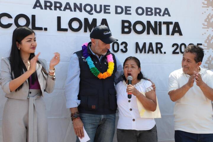 La justicia social llega a Loma Bonita con Calles Felices: Angel Torres