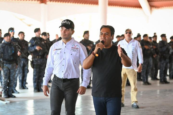 Eduardo Ramírez reconoce labor de los cuerpos de seguridad a favor de las familias chiapanecas