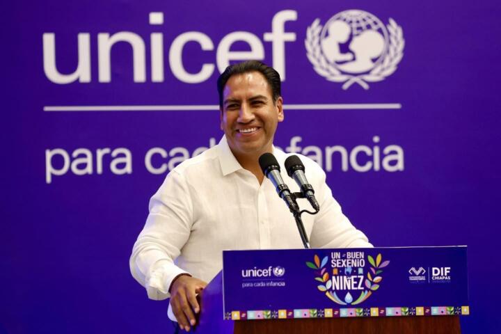 DIF Municipal refrenda su compromiso con la niñez chiapaneca en firma de convenio con UNICEF