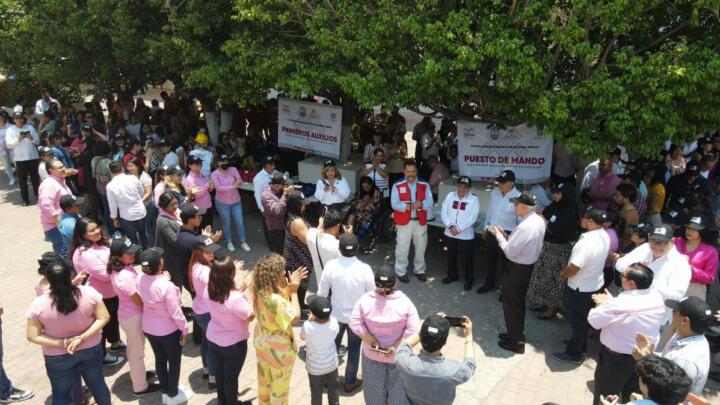 Participa Poder Judicial del Estado de Chiapas en el Primer Simulacro Nacional 2025