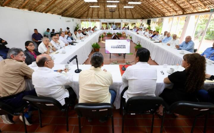 Gobierno de Eduardo Ramírez y delegaciones federales fortalecen trabajo conjunto a favor de Chiapas
