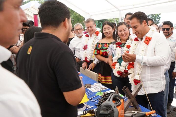 En Ocosingo, Eduardo Ramírez reafirma su compromiso con las juventudes y el impulso al campo
