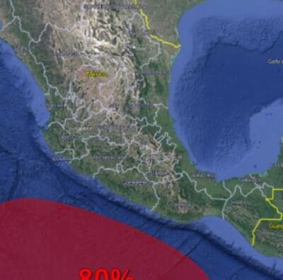 SMN anuncia posible formación de la tormenta tropical Alvin para este miércoles