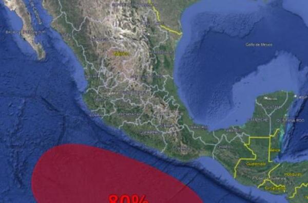 SMN anuncia posible formación de la tormenta tropical Alvin para este miércoles
