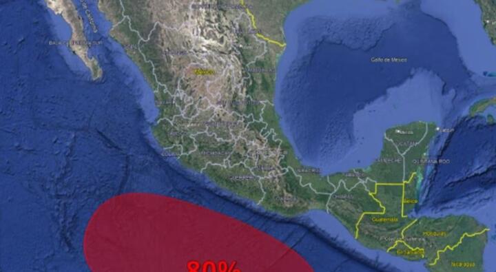 SMN anuncia posible formación de la tormenta tropical Alvin para este miércoles