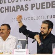 Se comprometen alcaldes a sumar más alfabetizadores para levantar, municipio por municipio, la bandera blanca contra el analfabetismo en Chiapas
