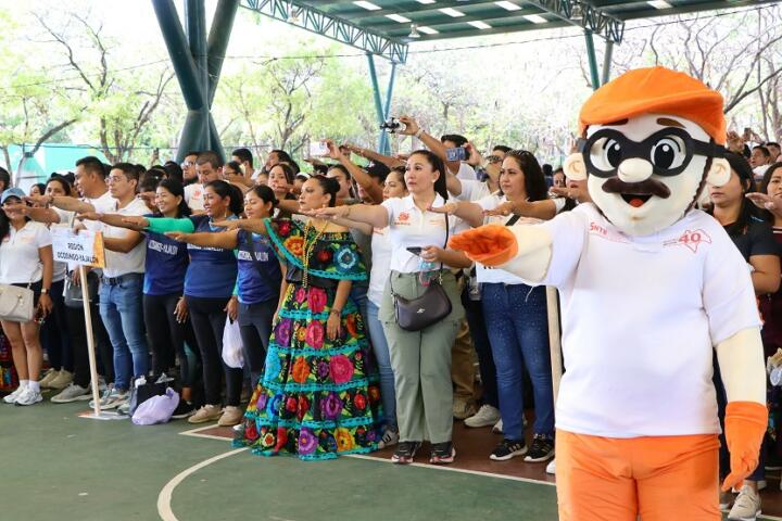 Inaugura secretario de Educación la 5ª Jornada Estatal de Encuentros Deportivos, Artísticos y Culturales de la Sección 40 del SNTE