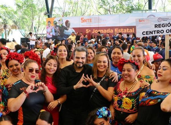 Inaugura secretario de Educación la 5ª Jornada Estatal de Encuentros Deportivos, Artísticos y Culturales de la Sección 40 del SNTE