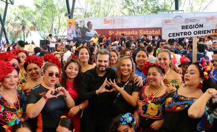 Inaugura secretario de Educación la 5ª Jornada Estatal de Encuentros Deportivos, Artísticos y Culturales de la Sección 40 del SNTE