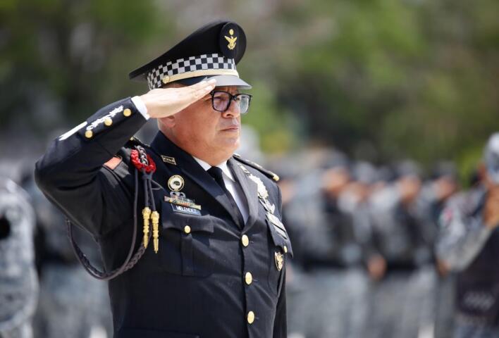 Asiste Juan Carlos Moreno a la toma de protesta del nuevo coordinador estatal de la Guardia Nacional