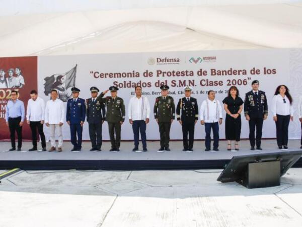 Juventud chiapaneca comprometida con la patria por la construcción de paz en Chiapas: Moreno Guillén