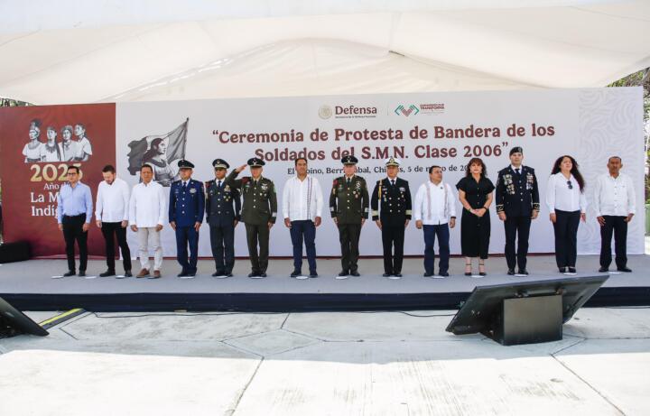 Juventud chiapaneca comprometida con la patria por la construcción de paz en Chiapas: Moreno Guillén