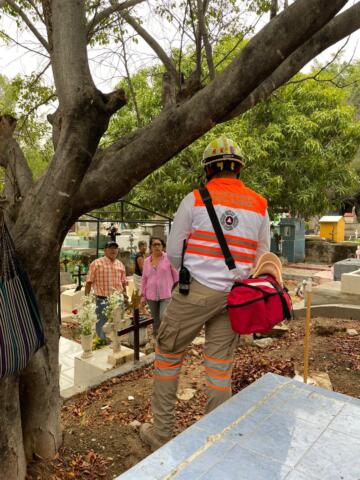 Operativo especial en panteones por el Día de las Madres