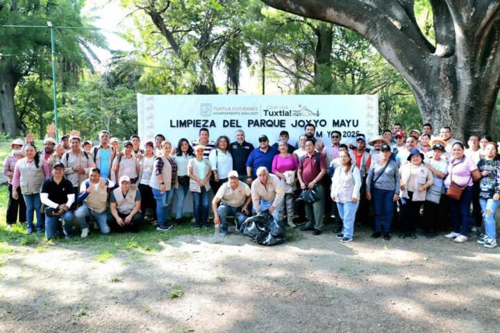 Juntas y juntos limpiamos el Joyyo Mayu, en Tuxtla: Angel Torres