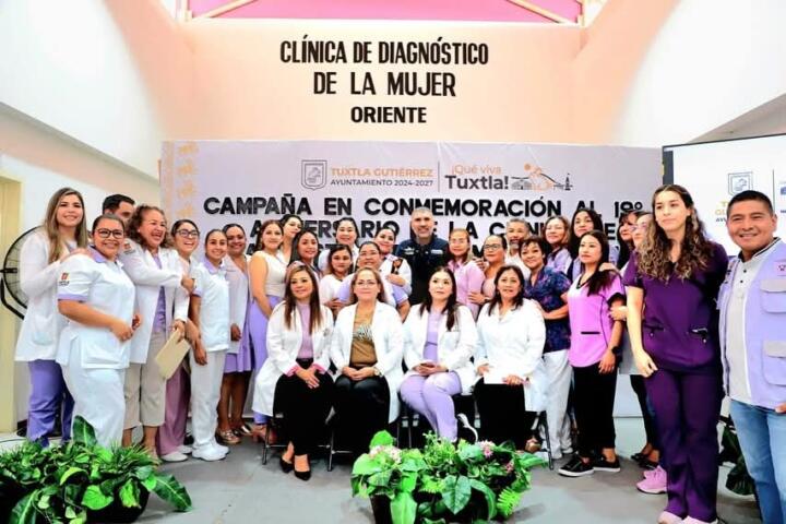 Lanza Angel Torres campaña gratuita en la Clínica de Diagnóstico de la Mujer Oriente