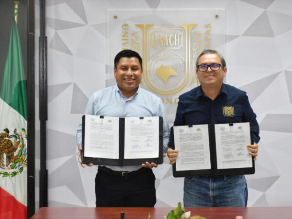 Suscribe UNACH convenio de colaboración con el Ayuntamiento de Osumacinta