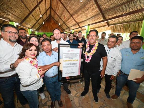 Gobierno de Eduardo Ramírez declara como Reserva Natural Comunitaria al Ejido San Cristobalito, en Tzimol
