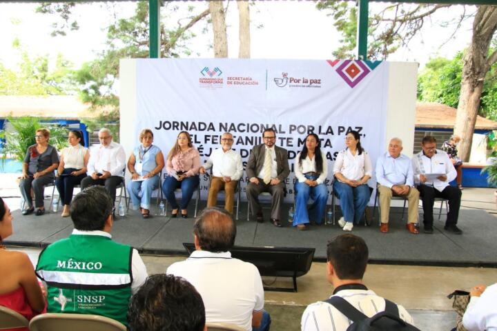 Arranca en Chiapas la Jornada Nacional por la Paz “El fentanilo te mata: Aléjate de las drogas, elige ser feliz”