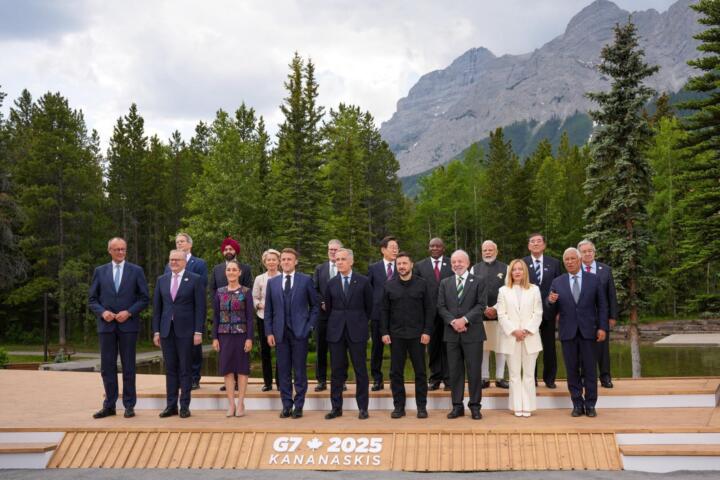 Valoramos mucho la relación con Canadá en lo comercial, cultural y en la amistad: presidenta Claudia Sheinbaum en reunión con primer ministro canadiense, Mark Carney, en G7