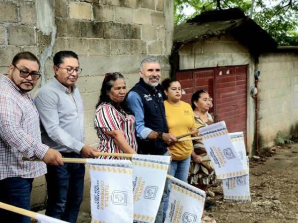 Iniciamos una calle más en la colonia Las Granjas, como parte del programa Calles Felices: Angel Torres