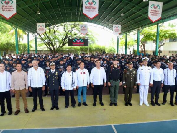 Juan Carlos Moreno Guillén presente en acciones en favor de la seguridad del pueblo chiapaneco