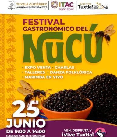 Invita Ayuntamiento de Tuxtla al Festival Gastronómico del Nucú