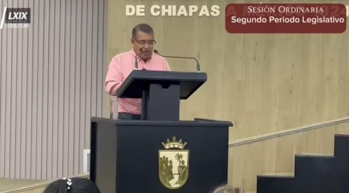 Javier Jiménez destaca avances del gobierno humanista en Chiapas durante sesión legislativa