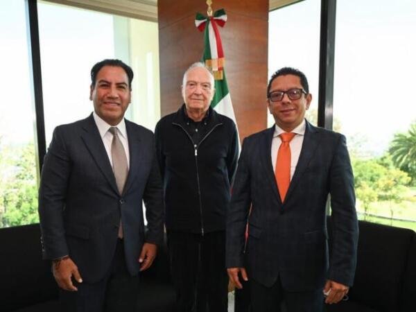 Se reúne Eduardo Ramírez con el fiscal general de la República, Alejandro Gertz Manero