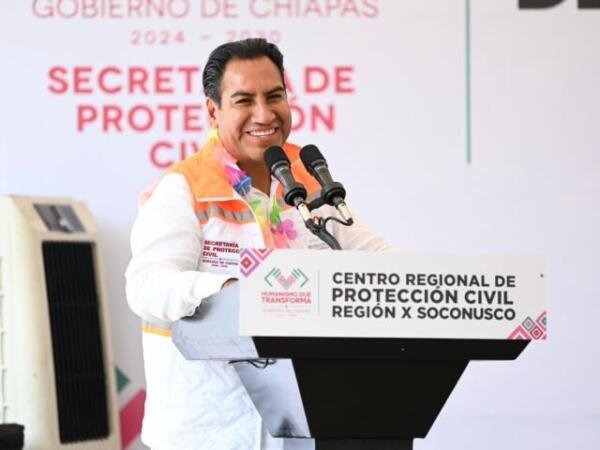 Eduardo Ramírez impulsa infraestructura para fortalecer la respuesta ante emergencias en el Soconusco