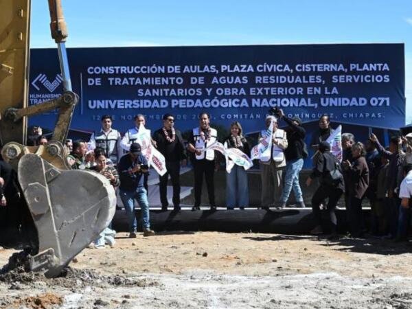 Eduardo Ramírez pone en marcha obras para fortalecer la Universidad Pedagógica Nacional de Comitán