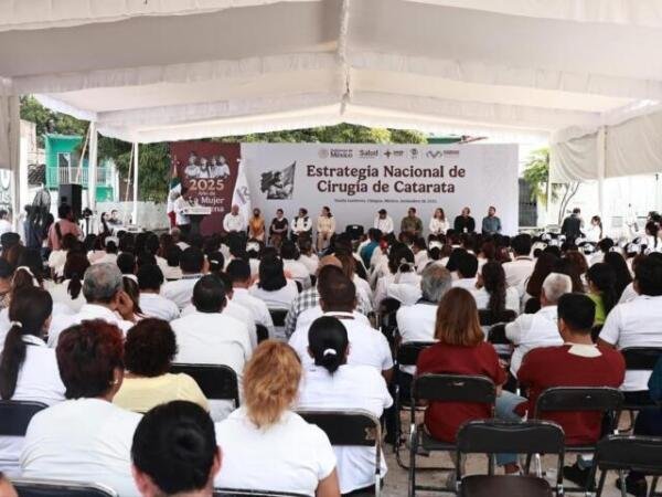 Eduardo Ramírez y Gobierno de México refrendan compromiso con la salud visual de las y los chiapanecos