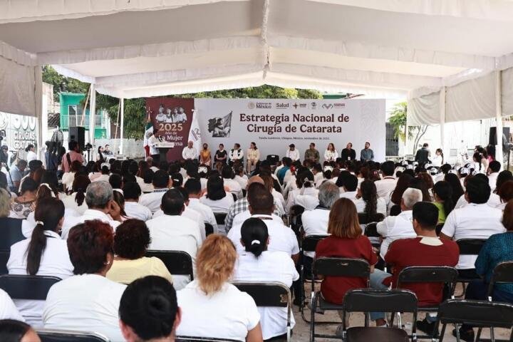 Eduardo Ramírez y Gobierno de México refrendan compromiso con la salud visual de las y los chiapanecos