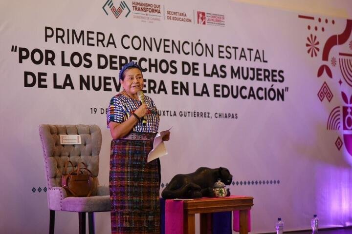 La voz de Rigoberta Menchú impulsa la Nueva ERA de la educación