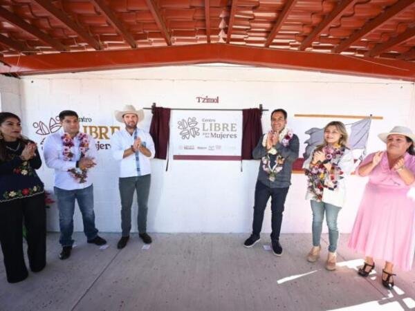 En Tzimol, Eduardo Ramírez inaugura Centro LIBRE y arranca trabajos para proteger Las Tres Tzimoleras